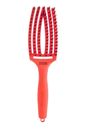 Olivia Garden szczotka FB Combo finger medium neon orange