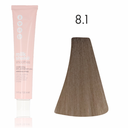 Zone Milk Shake półtrwała farba do włosów smoothies 8/1 popielaty jasny blond 100ml