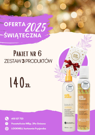 Zone Milk Shake Pakiet nr 6 zestaw 3 produktów