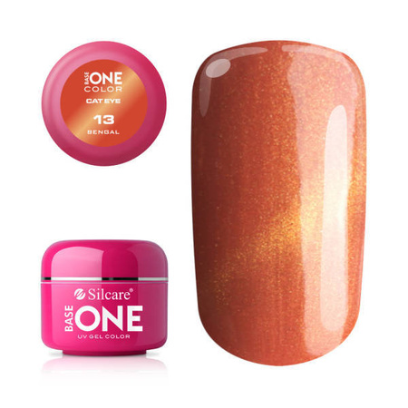 Silcare Gel Base One CAT EYE 13 Bengal 5g