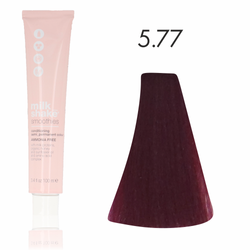 Zone Milk Shake półtrwała farba do włosów smoothies 5/77 intensywnie fioletowy jasny brąz 100ml