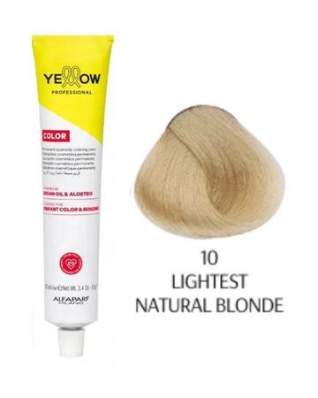 Yellow  Color farba do włosów 10 bardzo, bardzo jasny naturalny blond  100ml  2025