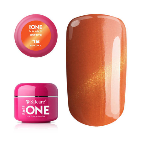 Silcare Gel Base One CAT EYE 12 Sokoke 5g