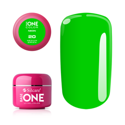 Silcare Gel Base One NEON 20 Medium Green 5g