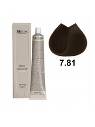 3DeLuxe profesjonalna farba do włosów 7/81 Brązowy popielaty blond  100ml