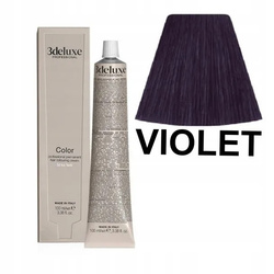 3DeLuxe profesjonalna farba do włosów dodatek do farby VIOLET fioletowy 100ml