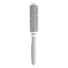 Olivia Garden Expert Blowout Speed Wavy Bristles Whie & Grey szczotka do modelowania włosów 25mm