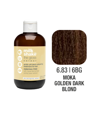 Zone Milk Shake Gloss farba pielęgnująca do włosów 6/83 moka złoty ciemny blond 60ml