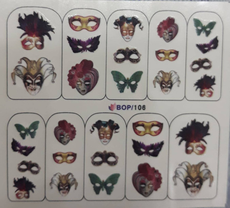 Silcare Naklejka wodna BOP106