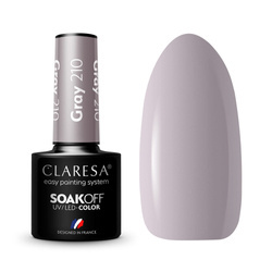 CLARESA Lakier Hybrydowy 5g, kolor Gray 210