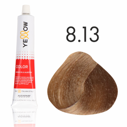 Yellow  Color farba do włosów 8/13 jasny popielato-złoty blond  100 ml