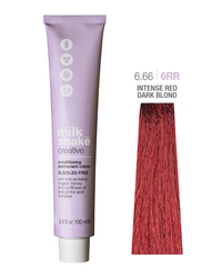 Zone Milk Shake creative farba do włosów 6/66 intensywnie czerwony ciemny blond 100ml