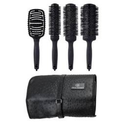 Olivia Garden zestaw szczotek w etui Black Lable