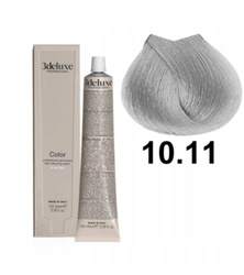 3DeLuxe profesjonalna farba do włosów 10/11 Platynowy popielaty intensywny blond100ml