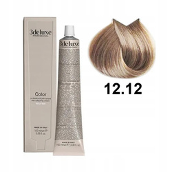 3DeLuxe profesjonalna farba do włosów 12/12 Super rozjaśniający popielaty bladofioletowy blond 100ml