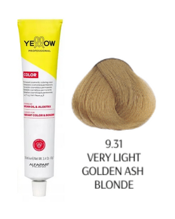 Yellow Color farba do włosów 9/31 bardzo jasny złoty popielaty blond  100ml  2025