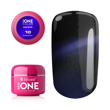 Silcare Gel Base One CAT EYE 10 Karakal 5g