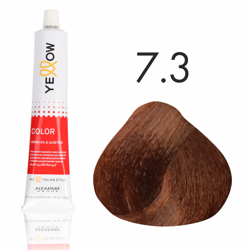 Yellow Color  Farba do włosów 7/3 złoty blond  100ml