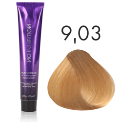 Zone No Inhibiton Multicolor farba do włosów 9/03 ciepły naturalny bardzo jasny blond 100ml