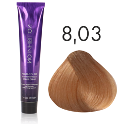 Zone No Inhibiton Multicolor farba do włosów 8/03 ciepły naturalny jasny blond 100ml