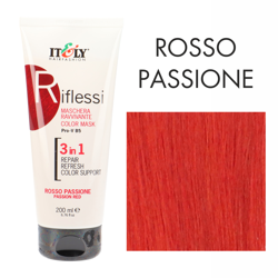 Itely RIFLESSI 3w1 ROSSO ognista czerwień koloryzująca maska do włosów 200ml