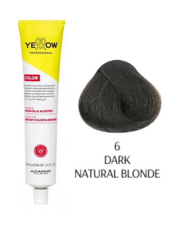 Yellow Color farba do włosów 6 ciemny naturalny blond 100ml 2025