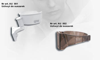 Poniks plastikowy uchwyt na suszarkę czarny