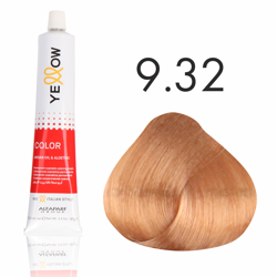 Yellow  Color farba do włosów 9/32  bardzo jasny złoto-fioletowy blond  100ml