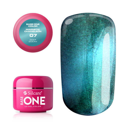 Silcare Gel Base One MAGNETIC CHAMELEON 07 Deep Ocean 5g