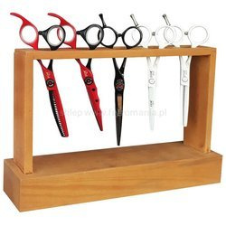 FOX Drewniany Display do nożyczek wymiary wys.21,50cm,szer.6cm,dł.32cm