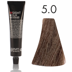 INSIGHT Incolor Fitoproteinowa farba do włosów 5/0 Naturalny jasny brąz 100ml