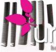 Farouk Chi zestaw profesjonalnych grzebieni kolor czerwony