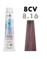 Farba do włosów Itely Aquarely 8CV 8/16 Fioletowo popielaty jasny blond 100ml