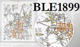 Silcare Naklejka wodna mapa BLE1899