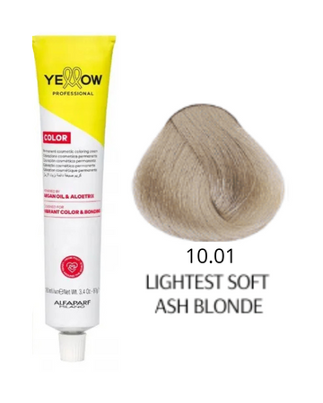 Yellow Color farba do włosów 10/01 najjaśniejszy delikatnie popielaty blond 100ml  2025