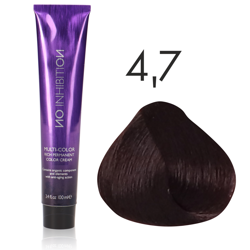 Zone No Inhibiton Multicolor farba do włosów 4/7 fioletowy brąz 100ml