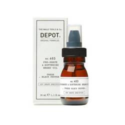 DEPOT No.403 Pre-shave&softening beard oil fresh black pepper olejek zmiękczający zarost przed goleniem 30ml