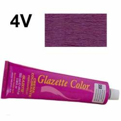 Itely Glazette farba do włosów 4V fioletowy średni brąz 100ml