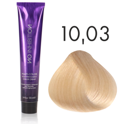 Zone No Inhibiton Multicolor farba do włosów 10/03 ciepły naturalny platynowy jasny blond 100ml