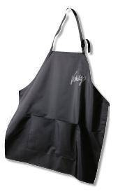 Vitalitys Fartuszek ochronny czarny z kieszenią na akcesoria fryzjerskie