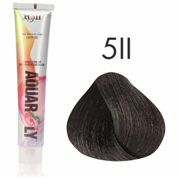 Farba do włosó Itely Aquarely 5II matowy intensywny jasny brąz 100ml