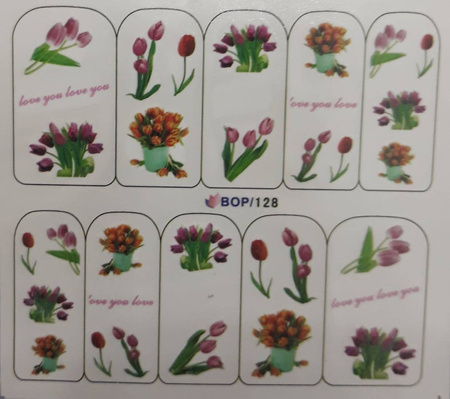 Silcare Naklejka wodna BOP128