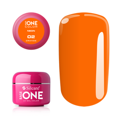 Silcare Gel Base One NEON 02 Orange 5g