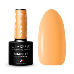 CLARESA Lakier Hybrydowy 5g, kolor WARM ORANGE