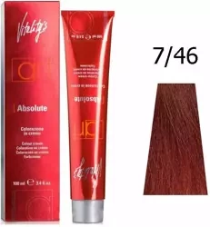 Vitalitys Art Absolute Farba Do Włosów 7/46 Rdzawa czerwień100ml