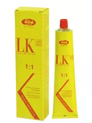 LISAP LK Color Cream Anti-age krem koloryzujący  *4/80  brąz fioletowy 100ml 